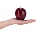 Toopify 16PCS Artificial Red Apples, Fake Fruit Lifelike Simulation Apples for Home Kitchen Table Basket Decoration, 3.43" x 2.95"