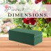 Toopify 6 Pcs Floral Foam, Wet and Dry Floral Foam Blocks Flower Arrangement Kit for Fresh or Silk Artificial Flowers (Green, 9"L x 3.1"W x 4.3"H)