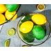 Toopify 20 PCS Artificial Lemons and Limes, Fake Fruit Lemons Artificial Lifelike Simulation Lemon for Home House Kitchen Party Decoration, 3'' X 2''