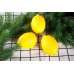 Toopify 20 PCS Yellow Artificial Lemons, Fake Fruit Lifelike Simulation Lemons for Home Kitchen Party Decoration 3'' X 2''